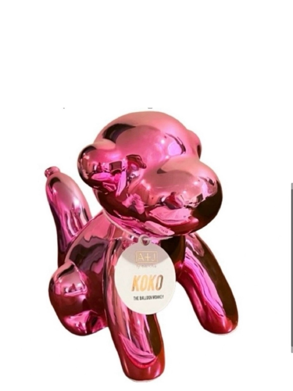 🆕-Trending Bright Pink Ceramic Balloon
Monkey Home Decor
